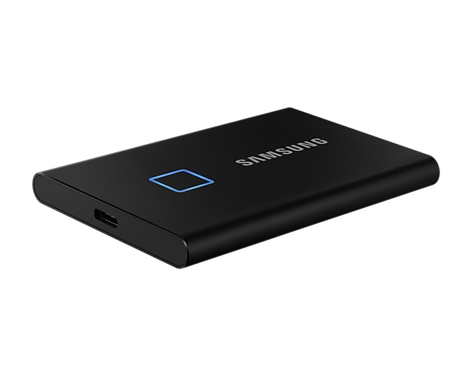 2TB Samsung Portable SSD T7 touch MU-PC2T0K - Black