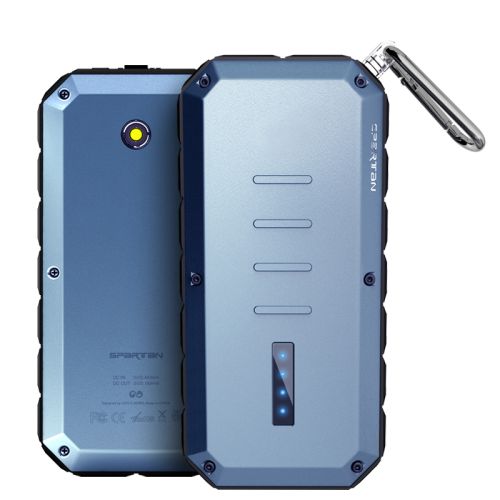 iWalk Spartan 13000mAh Water/Stof/Schokproof Dual USB Powerbank Blauwgroen