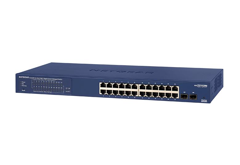 Netgear 24-poorts Gigabit Ethernet Smart Switch GS724TP-200EUS