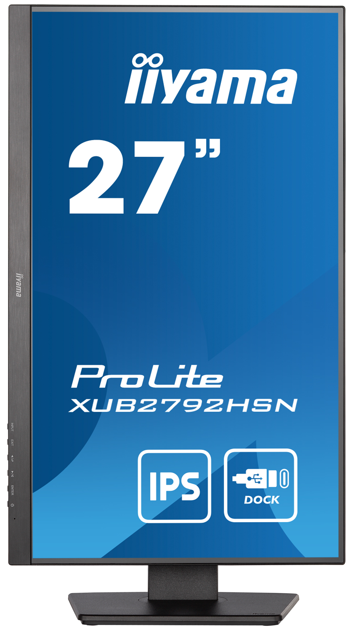iiyama ProLite XUB2792HSN-B5 27'' IPS met USB-C-dock en RJ45 (LAN) zwart monitor