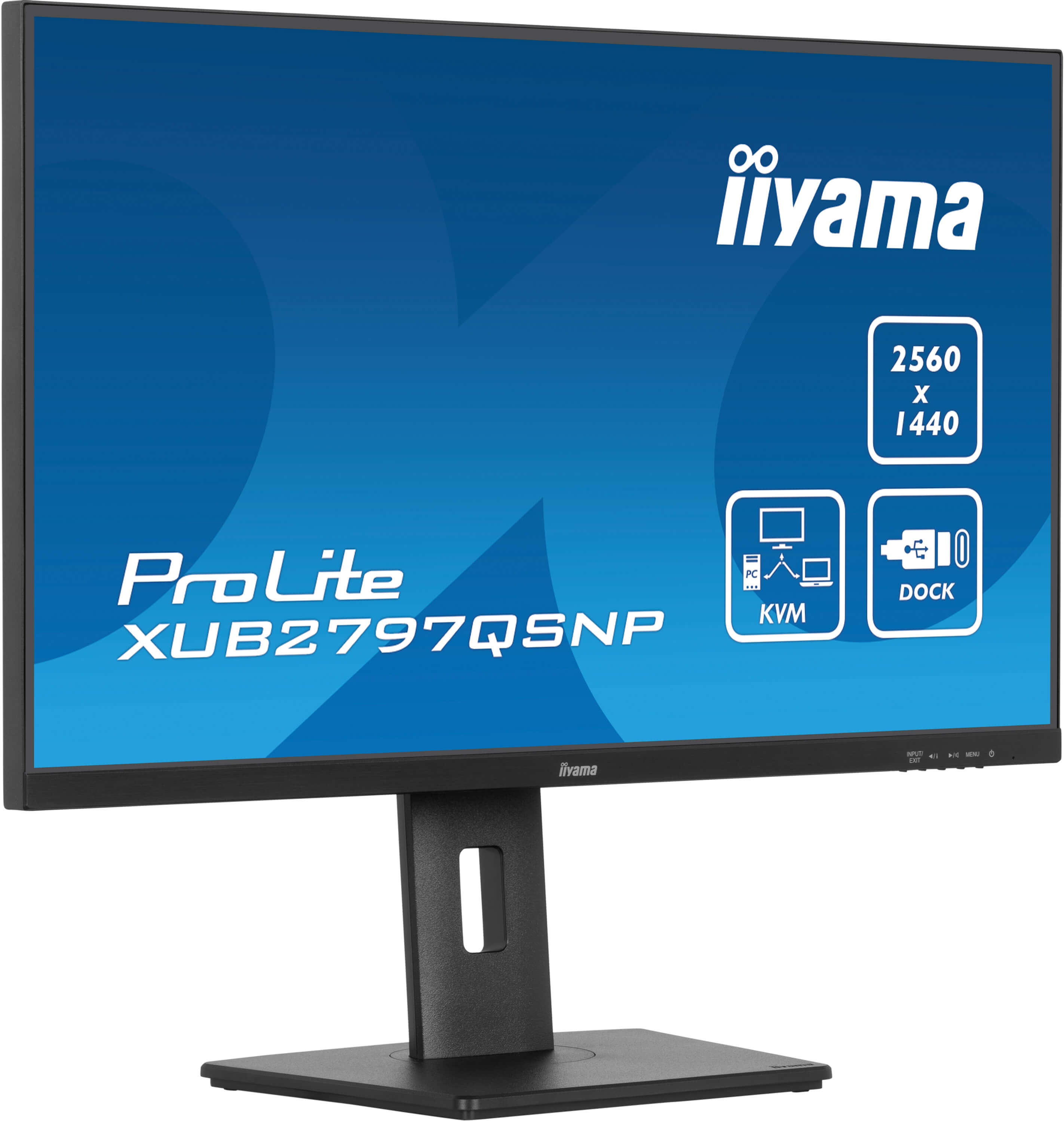 iiyama ProLite XUB2797QSNP-B1 27inch QHD IPS monitor met RJ45 (LAN) LED-Monitor