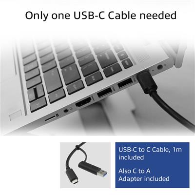ACT USB-C Dockingstation 4K, voor 2 of 3 HDMI/DisplayPort monitoren AC7048