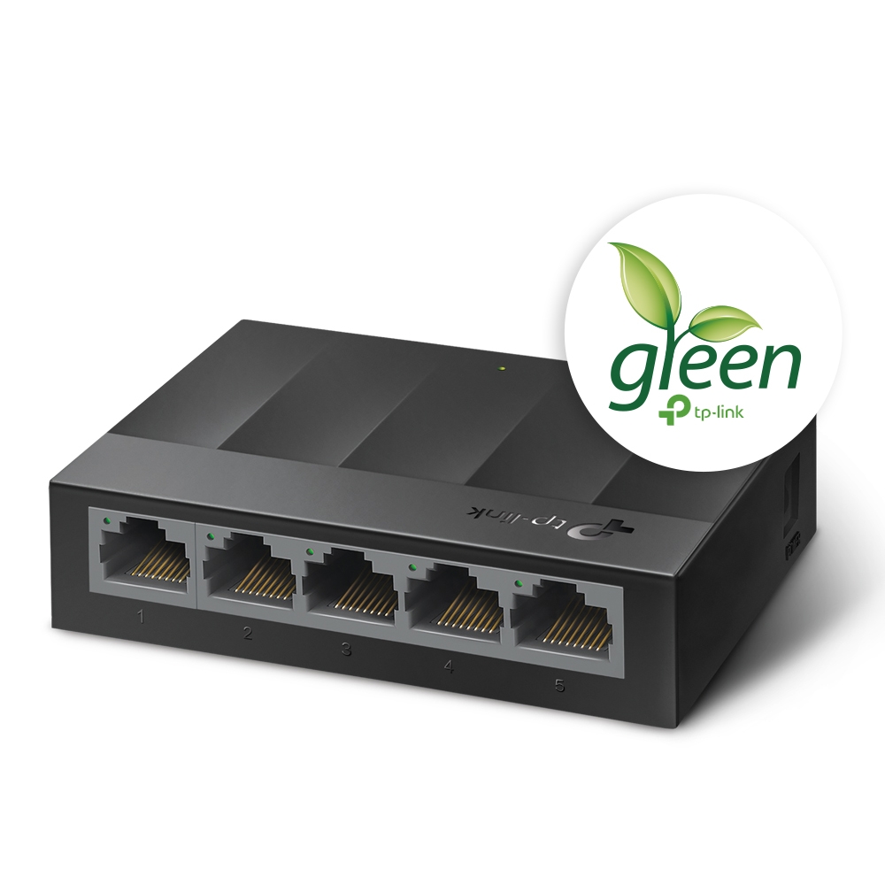 TP-LINK LiteWave 5-Port Gigabit Desktop Switch LS1005G