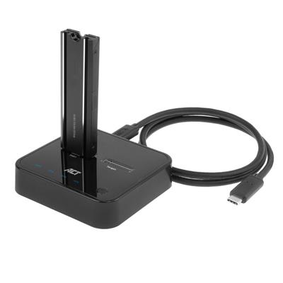 ACT M.2 NVMe/PCIe dual SSD docking clone station, USB-C 3.2 Gen2 AC1502