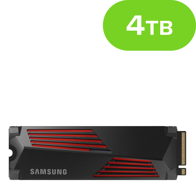 4TB Samsung SSD 990 Pro 4TB M.2 (2280) Heatsink (PCIe/NVMe)