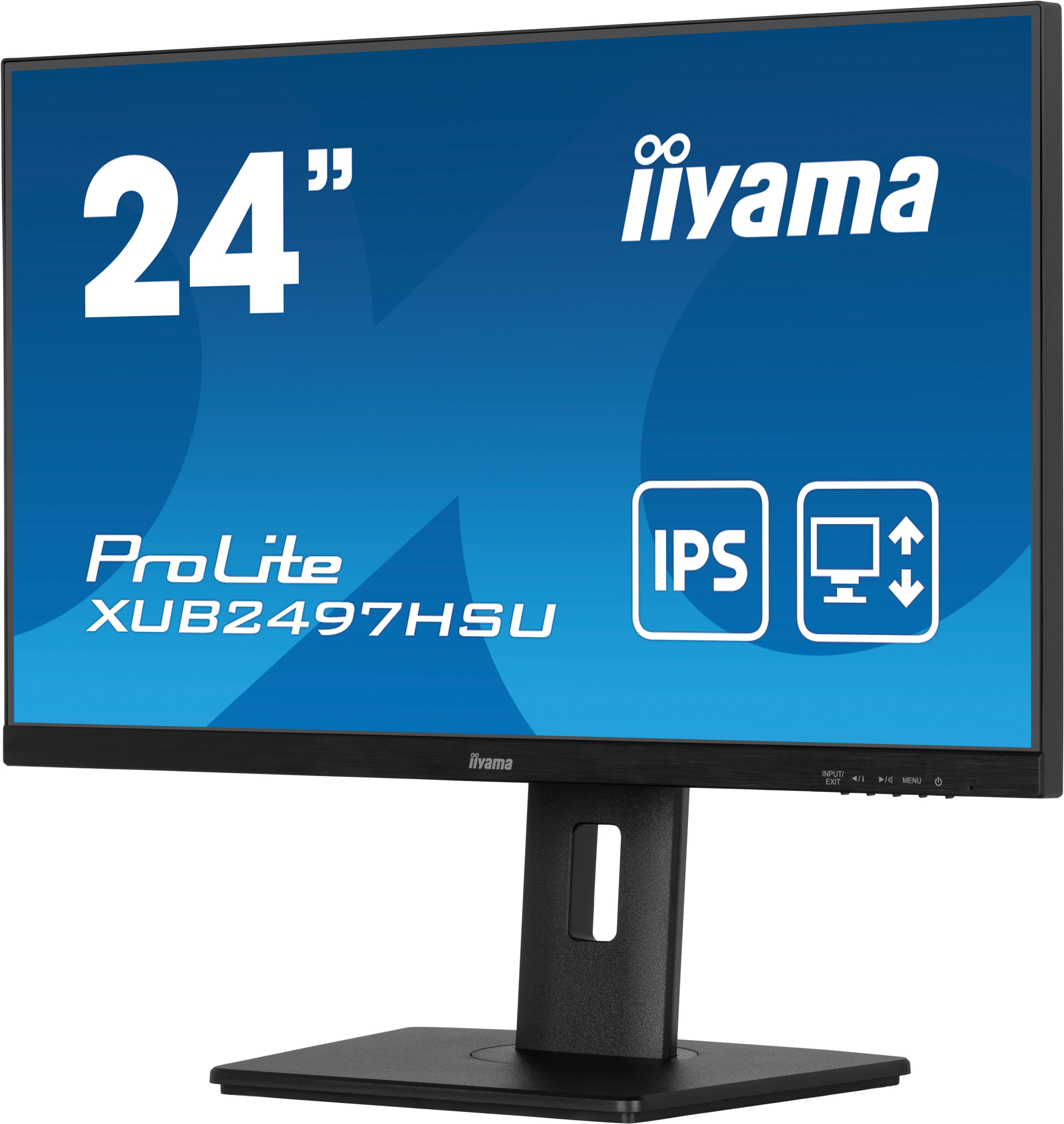 iiyama ProLite XUB2497HSU-B2 24 inch IPS 100Hz monitor met USB-Hub
