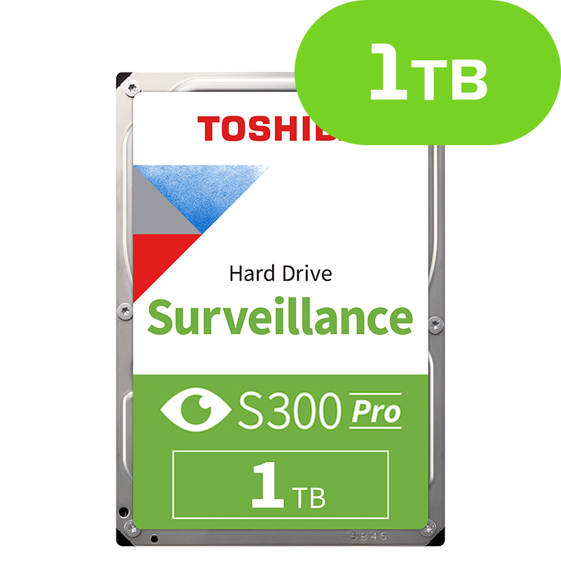 1TB Toshiba S300 Pro Surveillance HDWV110UZSVA