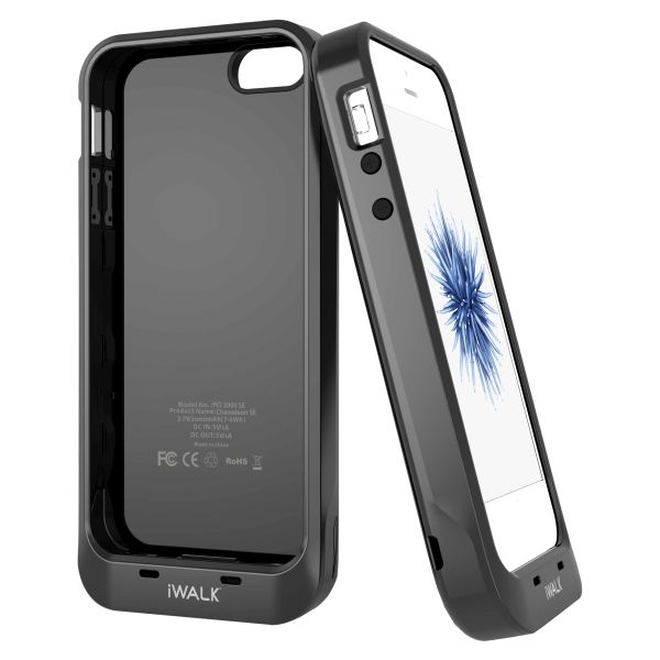 iWalk Chameleon iPhone SE Powercase 2000mAh Grey for iPhone 5 / 5S / SE