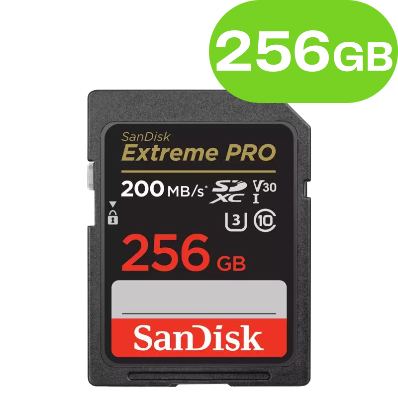 SanDisk Extreme PRO SDHC en SDXC UHS-I-kaart 256GB