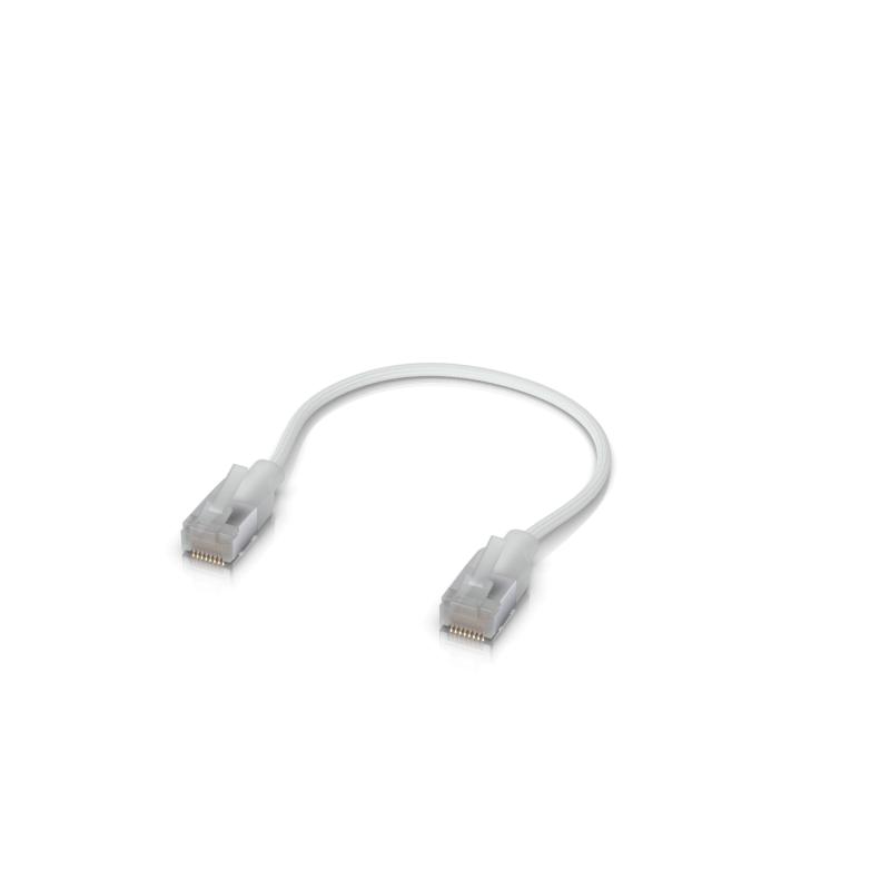 Ubiquiti UniFi Premium Patch Cable Cat6A, 24-pack, 15cm (white)