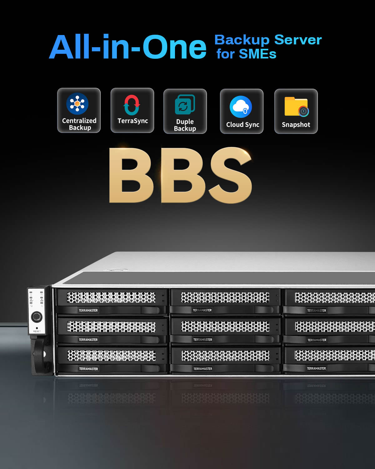 TerraMaster U12-500 Plus Enterprise NAS 12-Bay