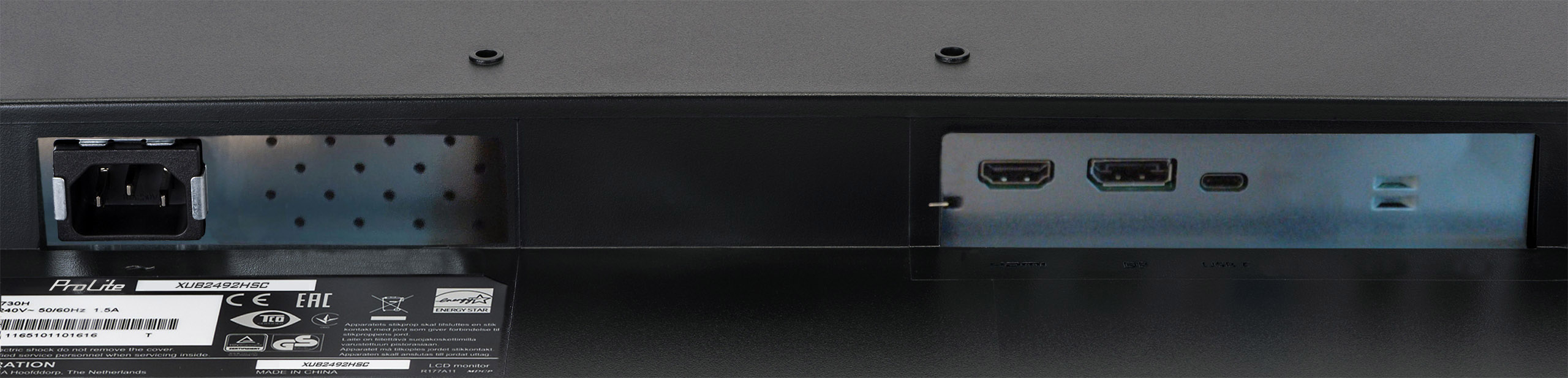 iiyama ProLite XUB2492HSC-B5 24" IPS met USB-C-connector zwart monitor