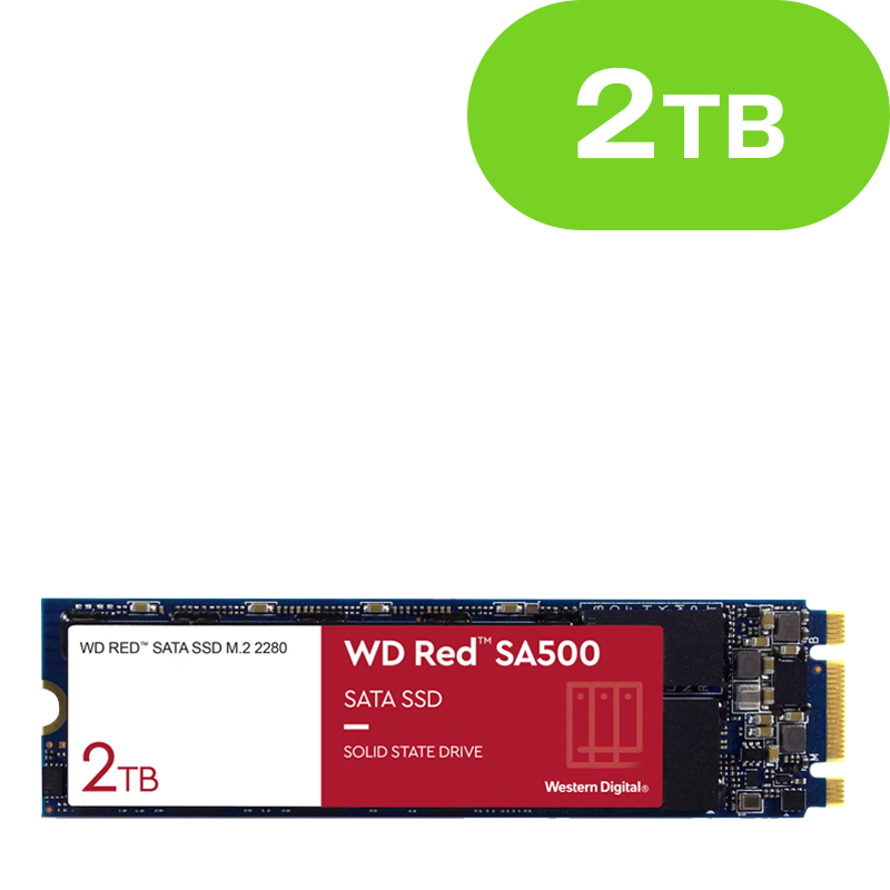 2TB WD RED SA500 NAS SATA M.2 2280 SSD WDS200T1R0B