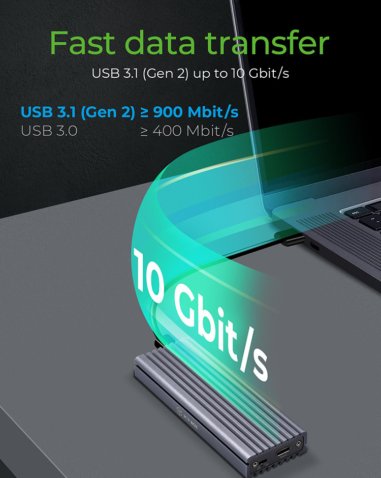ICY BOX  Behuizing voor 1x NVMe SSD IB-1817M-C31