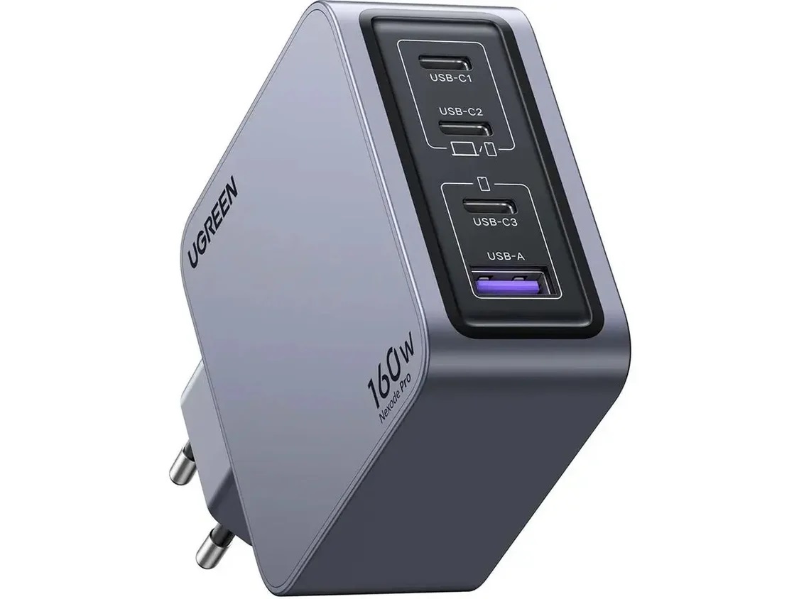 UGREEN Nexode Pro 160W 4-Port GaN Fast Charger Set EU 25877