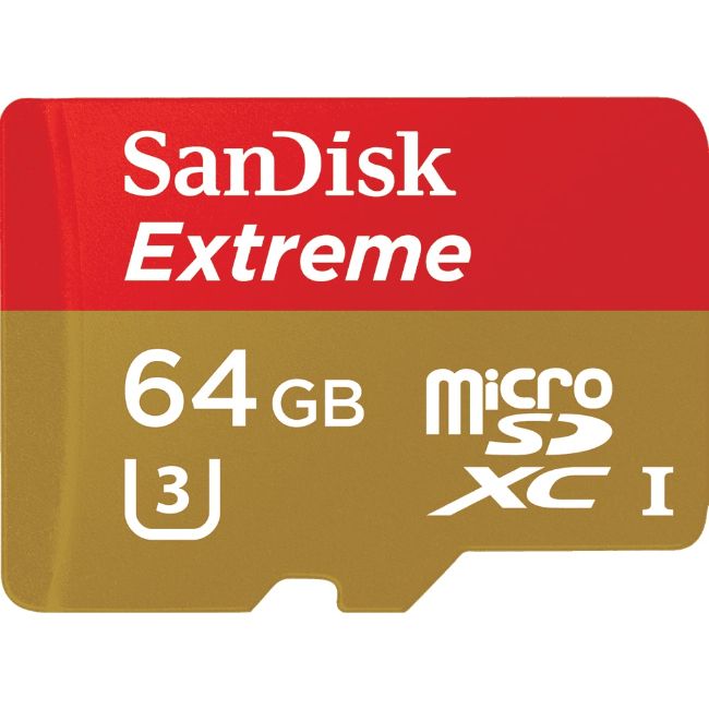 64GB SanDisk MicroSD Extreme