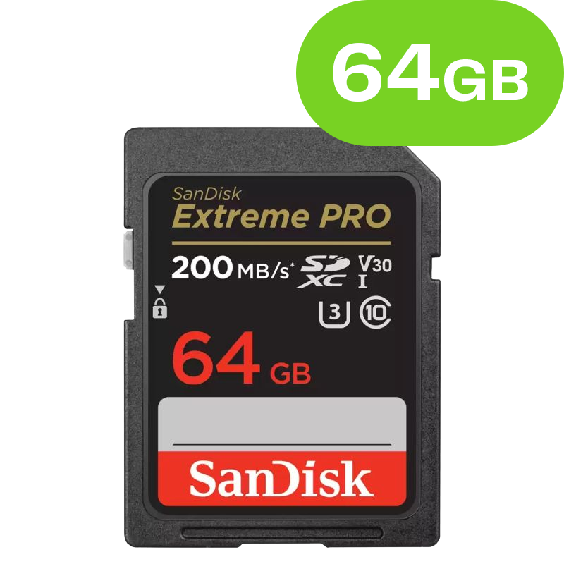 SanDisk Extreme PRO SDHC Memory Card 64GB