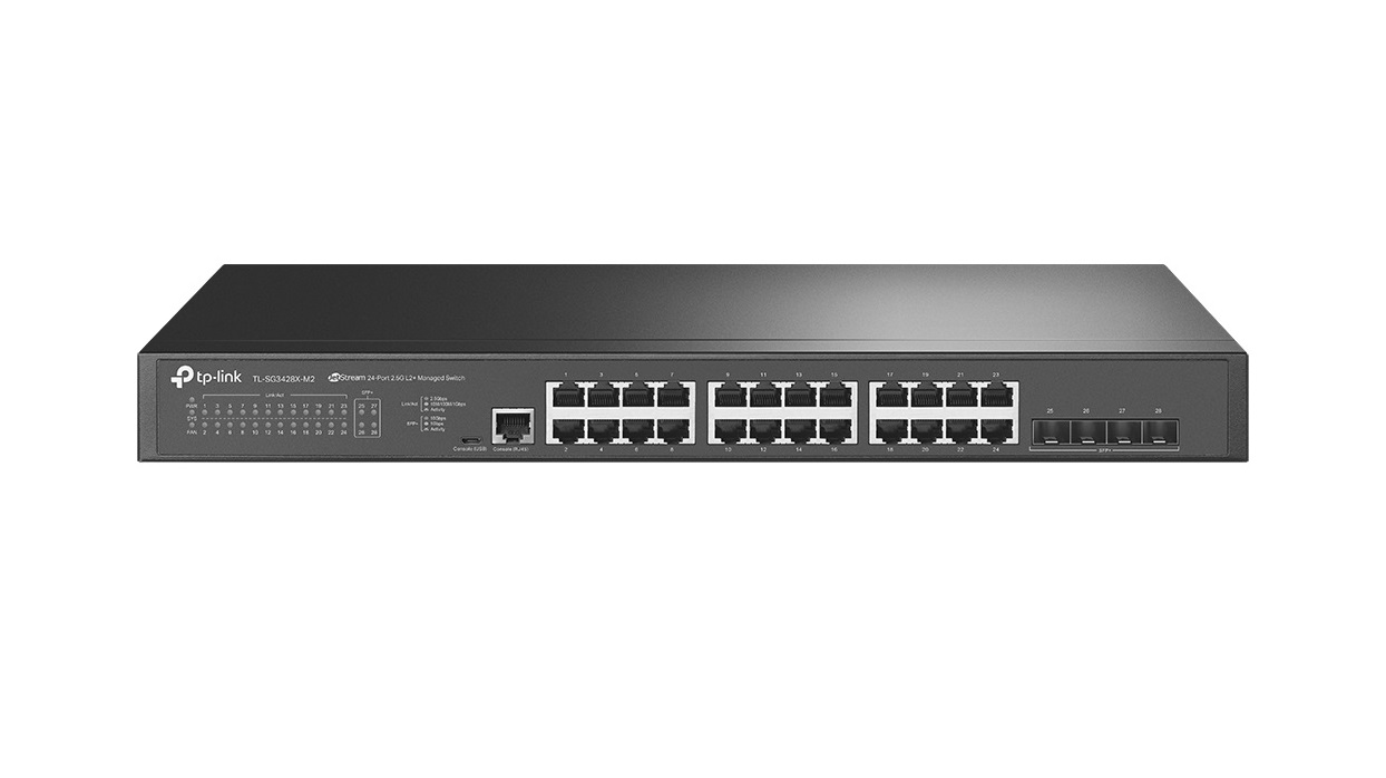 TP-Link 24-Port 2.5GBASE-T L2+ Managed Switch TL-SG3428X-M2