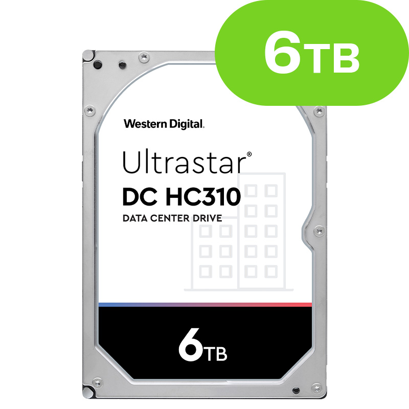 6TB Western Digital Ultrastar DC HC310 SATA Enterprise HUS726T6TALE604 