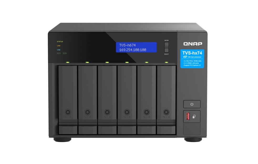 QNAP TVS-h674-i5-32G 6-bay NAS