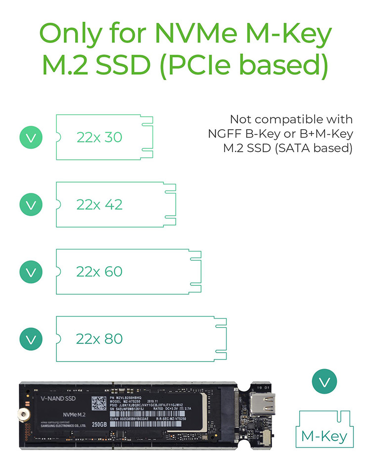 ICY BOX  Behuizing voor 1x NVMe SSD IB-1817M-C31