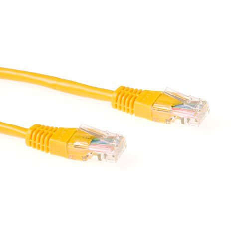 ACT U/UTP 1 meter CAT6 patchcable yellow