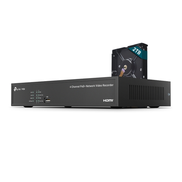 VIGI NVR1004H-4P VIGI 4 Channel PoE+ 2TB